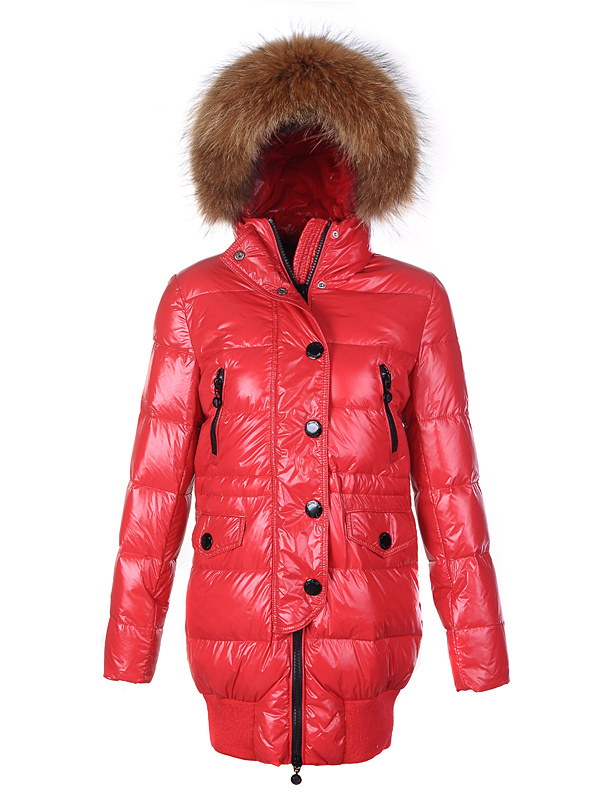 Doudoune Moncler Loire Femme Rouge